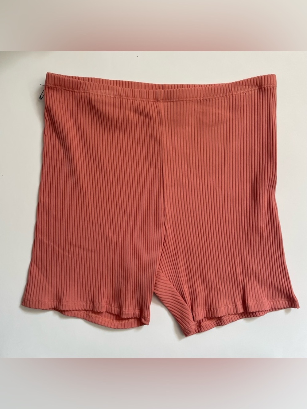 NEW Wilfred Free Dusty Rose Pink Ribbed Bike Shorts NWOT